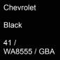 Preview: Chevrolet, Black, 41 / WA8555 / GBA.